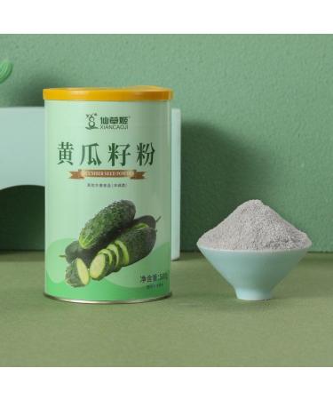 Pure natural cucumber seed powder ready to eat fruits and vegetables Congee 500g/can delicious and healthy cucumber Congee nutritious fast food breakfast paste dessert Chinese snacks (2 cans)