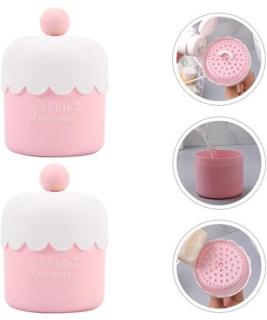 6pcs Makeup Cups Soap Whip Bubbling Foaming Tool Facial Making Using Device Maker Foamer Bottles Bathroom Foam Former Bubble Manual Dispenser Travel Pink Cup Empty Chic - Buy Online on GoSupps.com