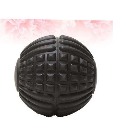 Buy Tovinanna Spiky Massage Ball - Plantar Fasciitis Relief & Trigger Point Muscle Roller | Yoga & Fitness Massage Tool (Black) - Buy Online on GoSupps.com
