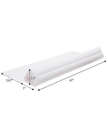 Inflatable Bed Rail for Toddlers - 2-Pack Travel Bed Bumpers with Pump - Safety Flaps for King Queen Full Twin Toddler Size Beds - Buy Online on GoSupps.com