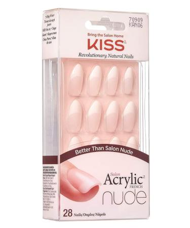 Kiss Salon Acrylic Nude French Nails | Sensitive Formula for Perfect Manicure Ship Worldwide! - Buy Online on GoSupps.com