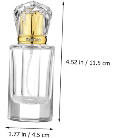 Beatifufu 1pc Perfume Bottle Skin Care Container Cosmetic Travel Containers Travel Essential Oil Container Refillable Portable Scent Spray Bottle Mini Spray Bottle Perfume Holder Glass - Buy Online on GoSupps.com