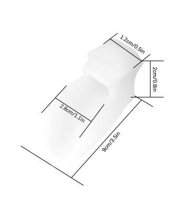 Big Toe Protector & Separator - Reusable, Comfortable Wear | 10 Pairs - Foot Health Treatment - Buy Online on GoSupps.com