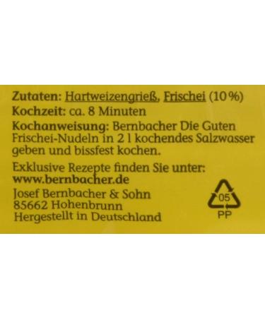 Buy Bernbacher Die Guten 250g Macaroni - Authentic Italian Pasta | International Shipping Available - Buy Online on GoSupps.com