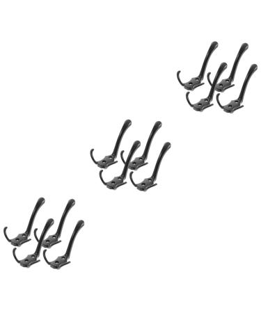 Alipis 12 Pcs Clothes Hook Multi Purpose Hanger Wall Coat Hook Multifunction Hook Closet Door Tableware