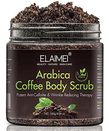 Natural Coffee Body Scrub Peeling with Organic Coffee Body Scrub Face Body Scrub Peeling - Buy Online on GoSupps.com