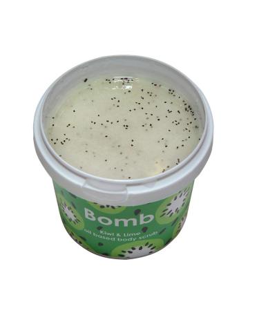 Buy Bomb Cosmetics Kiwi & Lime Body Scrub 365ml - Exfoliating & Refreshing | International Shipping Available - Buy Online on GoSupps.com