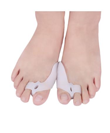 ERINSHOP Bunion Toe Protector Treat Pain in Big Toe Joint Realign Relieve toe Hallux Valgus Orthopedic Correctors Padding Support for Overlapping Toes Hammertoe Feet for Men and Women (Beige)