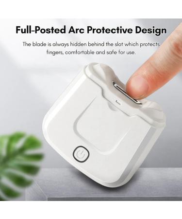 AMIUHOUN Electric Nail Clipper Manicure Device for Adults Nail Polisher Baby and Child Anti-Pinch Automatic Nail Clipper Easy to Use Fine Workmanship - Buy Online on GoSupps.com