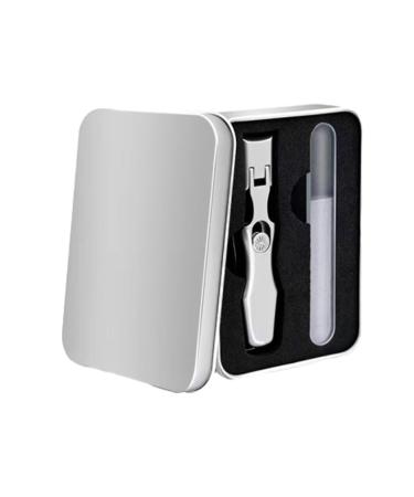 Argumub Luxgrip German Toe Nail Clippers Luxgrip German Nail Clippers Lux Grip Luxurious Ultra Sharp Nail Clippers (Sliver)