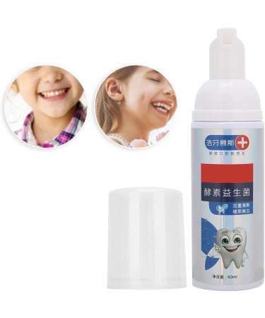 Kids Tooth Cleaning Mousse - Strawberry Flavor Foam Toothpaste for Oral Care | International Shipping Available - Buy Online on GoSupps.com