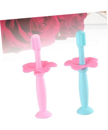 Buy Healvian 2ST Gingerbread Baby Toothbrush & Finger Brush | Safe Oral Care for Infants | Bamboo Toothbrush for Kids Training - Buy Online on GoSupps.com