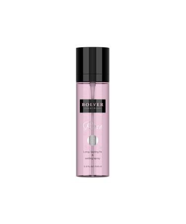 BOLVRE Setting Spray with Rose  100 ML (3.5 OZ) Matte Finish Makeup Setting Spray - Long-Lasting  Hydrating  Oil-Control Formula - Fine Mist Spray for All Skin Types - Lightweight  Quick-Drying  Smudge Proof and Sweat-Re...