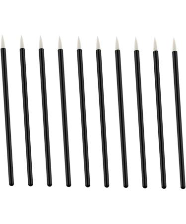SOESFOUFU Eye Makeup 100pcs Tools Makeup Liquid Makeup Disposable Eyeliner Lip Brush The Face Makeup Set 10X0.5X0.5cm White - Buy Online on GoSupps.com