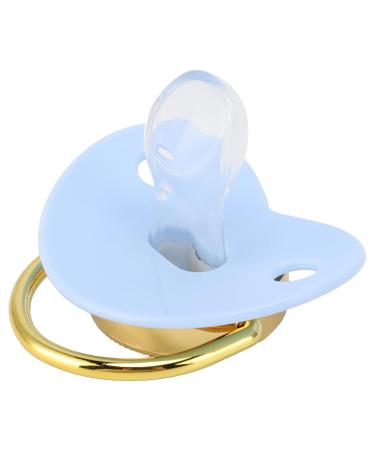 Bling Baby Pacifier with Clips - Soft Silicone BPA Free for 6-18 Months - Blue | Safe & Stylish Infant Soothers - Buy Online on GoSupps.com