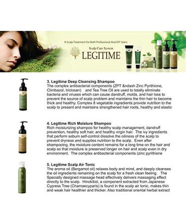Legitime Anti-Thinning Scalp Hair Tonic 6.76 oz | Hair Loss Treatment | Made in Korea | Organic Herbal Extracts | Strengthen Roots & Stimulate Scalp | For Men & Women - Buy Online on GoSupps.com