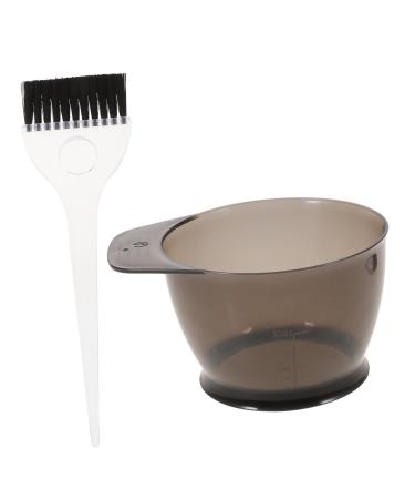 Hemobllo 2 pi ces Kit Coloration Cheveux avec Bol Rigide et Pinceau Professionnel Accessoires R utilisables pour Salon et Usage DIY Outil Pratique pour Teinture sans claboussures