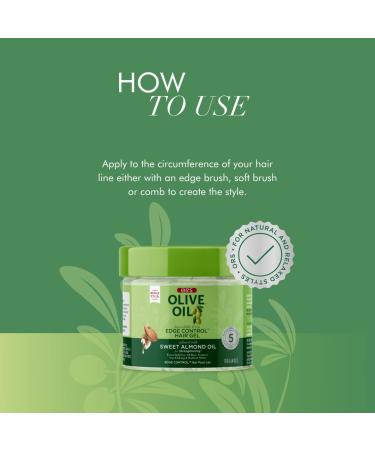 ORS Olive Oil Edge Control Hair Gel 2.25 oz - Strong Hold Edge Control Gel - Buy Online on GoSupps.com