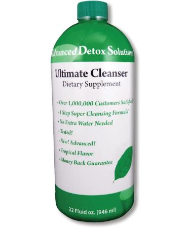 Advanced Detox Solutions Ultimate Cleanser 32 Fl Oz - Complete Body Detox Formula - Buy Online on GoSupps.com