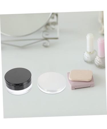 Housoutil 2 Sets Cases Mirror Makeup Powder Empty Containers Cushions Loose Cosmetic Compact Case Puffs Puff - Buy Online on GoSupps.com