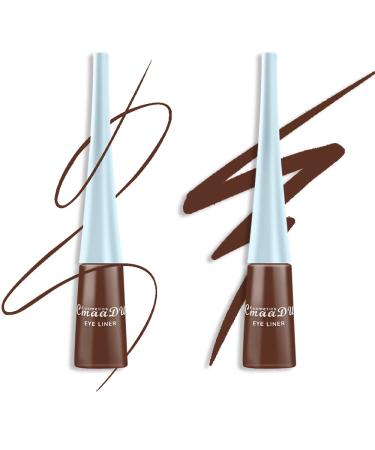 FAEYLI Waterproof Liquid Eyeliner Pen - High Pigment Matte Eye Makeup in Pink, White, Black, Red, Brown, Green, Purple (15) - Buy Online on GoSupps.com