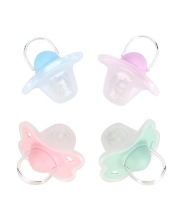 Baby Pacifier Premium Silicone Material Protective Shield Design Extra Airflow Binkies Safe Healthy Comfortable for Home