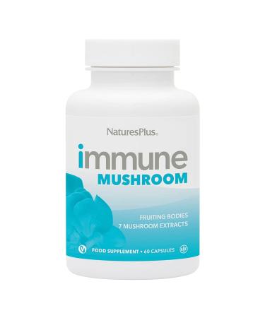 Nature's Plus Immune Mushroom 60 Capsules - Buy Online on GoSupps.com