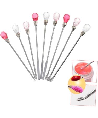 FOMIYES Color Plastic Stirring Rod Nail Kits Nails Kit Nail Polish Kit Stirring Rod for Jewelry Making Ear Wax Pick Nail Scraper Resin Mold Stirring Spoon UV Gel Mixing Rod Metal re-usable - Buy Online on GoSupps.com