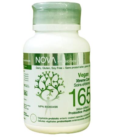 NOVA Probiotics Vegan Xtreme Care 165 Billion Probiotics per Capsule-30 VCaps