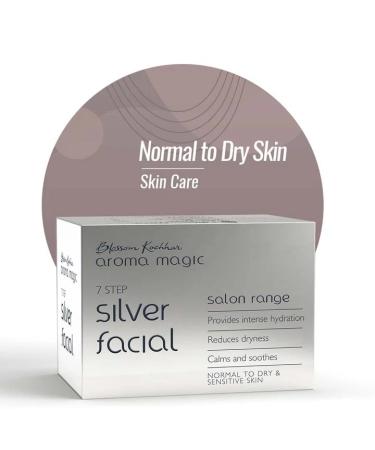 Aroma Magic Silver Facial Kit - 7 Steps Hydrating Skincare Set for Dry & Sensitive Skin | Multi-Use Facial Care for Radiant Glow - Buy Online on GoSupps.com