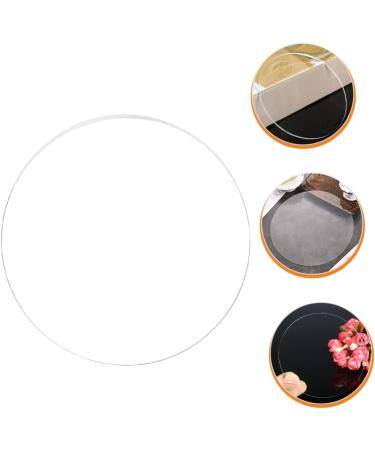 TEHAUX Acrylic Panels Clear Round Acrylic Sheet Cake Pan Key Fob Clear Acrylic Circle Rounds Acrylic Cake Disc Glass Plate Transparent 30.00X30.00X0.30CM - Buy Online on GoSupps.com