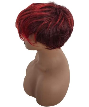 Kashyk Women's Short Curly Red Wig | Heat-Resistant Everyday Ponytail Wig - Buy Online on GoSupps.com