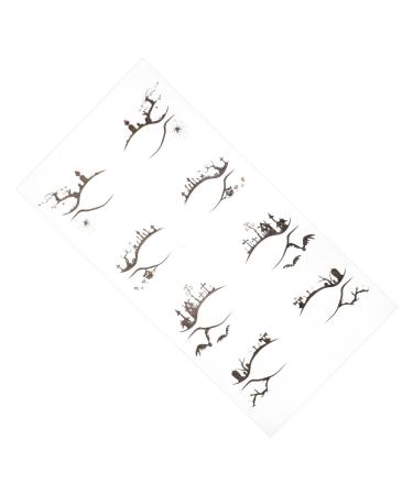 IWOWHERO 4 Pairs Adhesive Eyeliner Stickers Temporary Eye Shadow Stickers