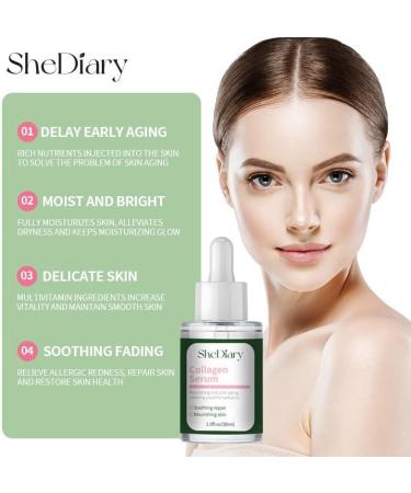 Snail serum Facial serum with Collagen for Hydrating Anti-Wrinkle Skin Anti aging - Buy Online on GoSupps.com