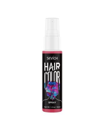 Hair Color Spray Temporary Hair Dye Hair Dye Hair Unisex DIY Hair Color Spray Dye Mist Disposable Nourishing Temporary Modeling Salon (pink)