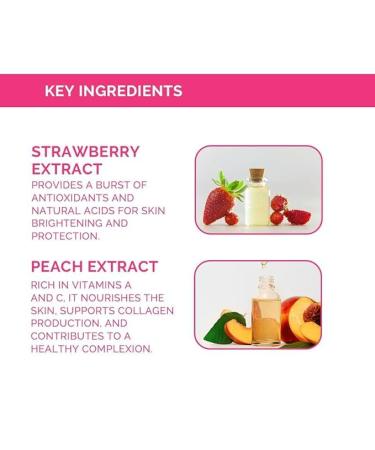 O.trix Strawberry & Peach Hydrating Body Wash | Sulphate & Paraben-Free | Luxurious Skin Nourishment & Gentle Cleansing for Women & Men | 290ml - Buy Online on GoSupps.com