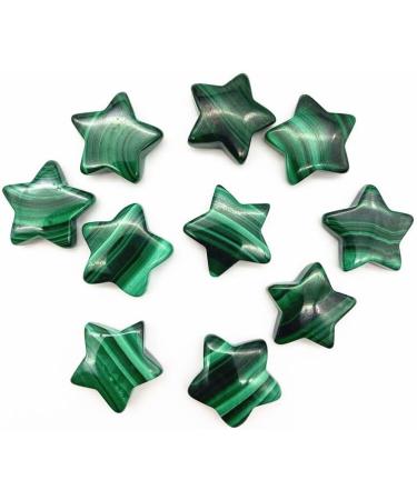 Natural Crystal Rough 1pc Natural Green Malachite Star Shaped Crystal Carved Figurine Gift Fashion Jewelry Natural Stones and Crystals - Buy Online on GoSupps.com