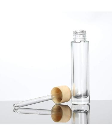 Milists 2 Empty 30ml Drip Bottles | Transparent Liquid & Lotion Dropper for Makeup Cosmetics Samples & Eye Fluid - Buy Online on GoSupps.com