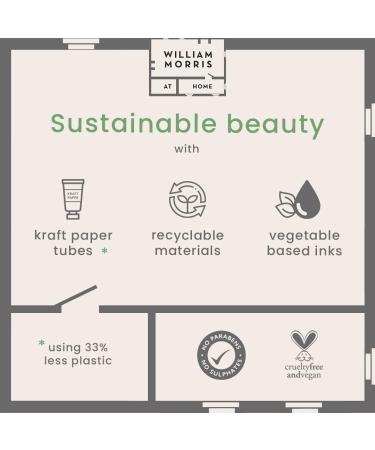 William Morris At Home Foliage Aloe & Lime Hand Care Cream | Enriched with Shea Butter | Cruelty Free & Vegan Friendly | Travel Friendly Size | 50ml - Buy Online on GoSupps.com