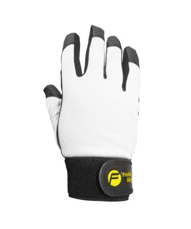 Friction Gloves Friction 3 Ultimate Frisbee Gloves - Pair White Men XXL