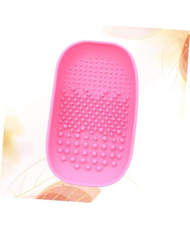 minkissy 1pc Make up Make up Kit Silicone Makeup Applicator Makeup Brush Scrubber Makeup Brush Cleaning Plate Makeup Cleaner Brush Cleaning Mat Pink Tools Cleansing Brush Sink - Buy Online on GoSupps.com