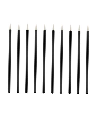 SOESFOUFU Eye Makeup 100pcs Tools Makeup Liquid Makeup Disposable Eyeliner Lip Brush The Face Makeup Set 10X0.5X0.5cm White