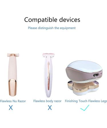 LIANSUM Replacement Charger Cord for Finishing Touch Flawless Legs Razor - USB Cable for Women's Electric Trimmer - White, 5V Power Cord - Buy Online on GoSupps.com