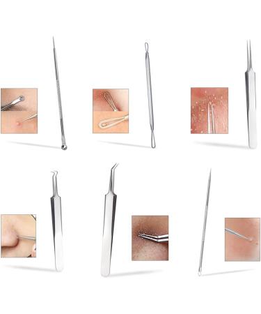 Beasters 9-Piece Non-Slip Blackhead Extractor Tool Kit Stainless Steel Acne Removal & Komedo Extractor | International Shipping - Buy Online on GoSupps.com