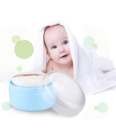 Empty Powder Puff Box with Bath Powder Puffs and Sifter - Healifty 1Set - Buy Online on GoSupps.com