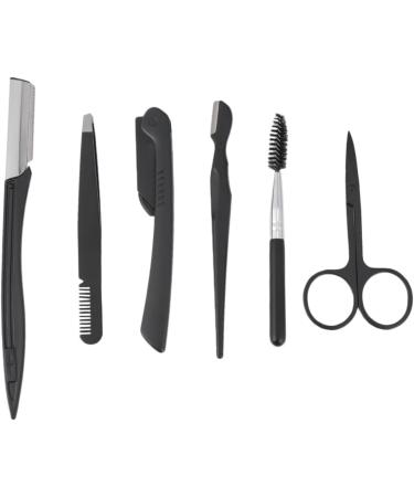 FRCOLOR 18 Pcs Eyebrow Trimming Set & Dermaplaning Tools - Facial Hair Removal Razor Brow Comb and Shaver Kit - Perfect for Grooming - Buy Online on GoSupps.com