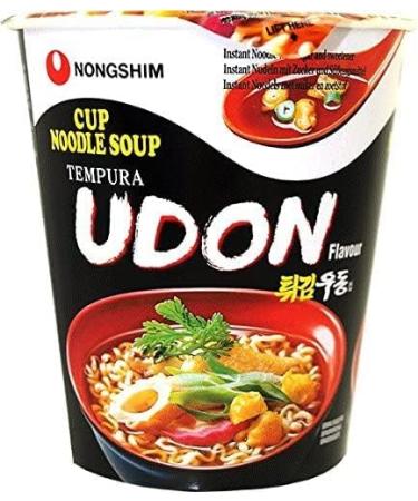 Nongshim Instant Cup Noodle Soup Tempura Udon Ramen 62g (Pack of 24) by CNMART - Buy Online on GoSupps.com