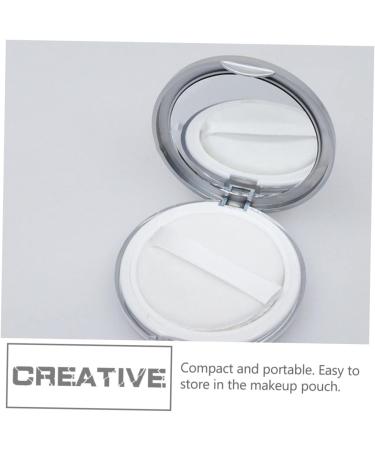 WOFASHPURET Flour Holder 2PCS Box Powder box powder puffs for face powder mirror loose powder case Powder Cases for Trip Miss - Buy Online on GoSupps.com