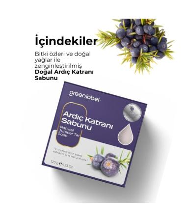 Juniper Tar Soap 120g - Natural Skin Care for Eczema & Psoriasis | Buy Internationally - Buy Online on GoSupps.com