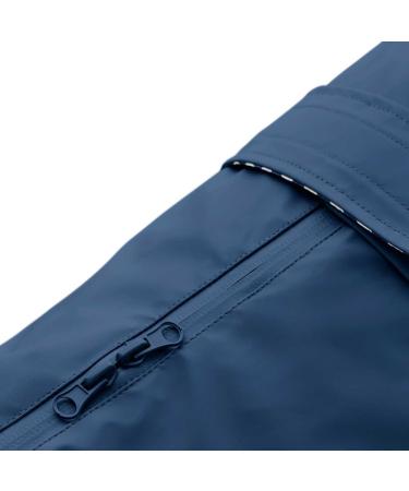 HUNTER Dog Raincoat Milford - Waterproof Harness & Collar Opening - Size 45 Green | International Shipping Available - Buy Online on GoSupps.com